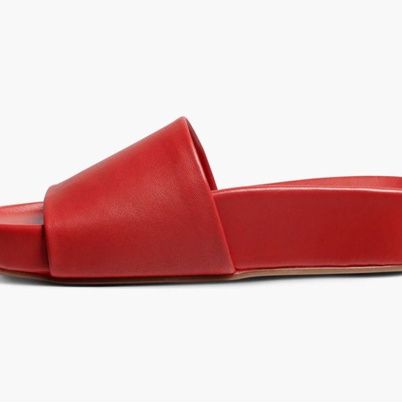 Beek Pelican Slide Sandal Cherry Red Size 8 - Picture 2 of 6